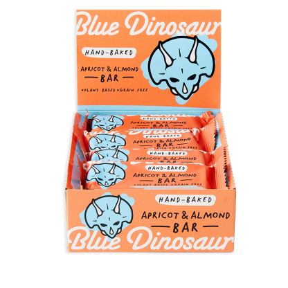 Blue Dinosaur – Paleo Apricot & Almond Bar 45g x 12